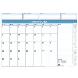 Sasco Deluxe Desk Planner Refill 518 x 317mm Month To View White