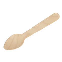 Cutlery Teaspoon Wooden 110mm ptk 100