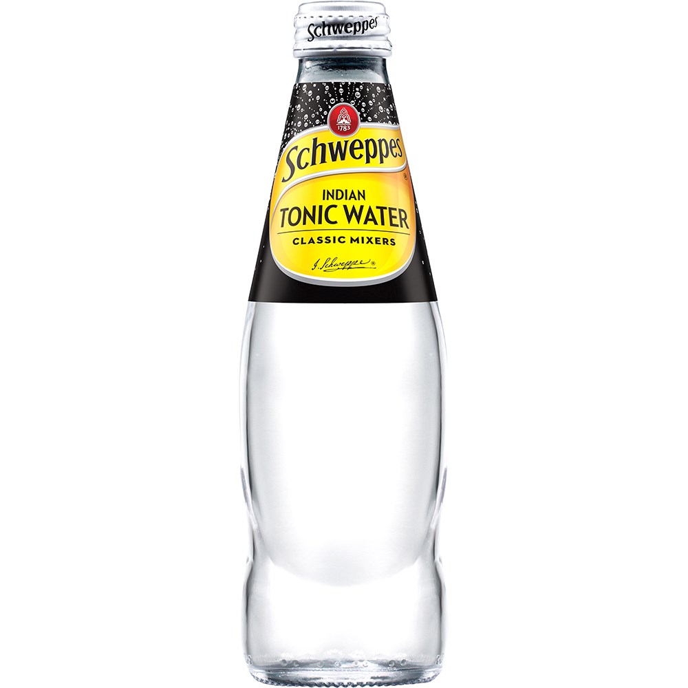 Water Schweppes Indian Tonic Water Classic Mixers 300ml Glass Bottle