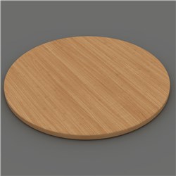 OM Round Meeting Table Top Only 600 Diameter x 25mmH Beech