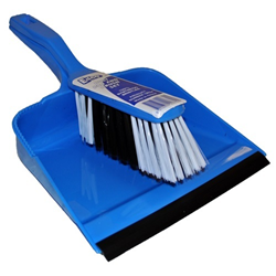Edco Dust Pan & Brush Set - Blue