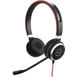 Jabra Evolve 40 UC Wired Stereo Headset Black