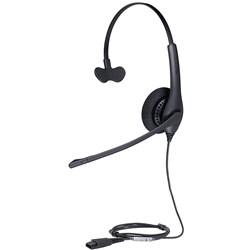 Jabra Biz 1500 USB Wired Mono Headset Black