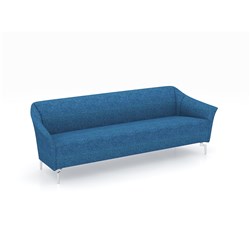 Venice Lounge 3 Seater 1880W x 730D x 780mmH Blue Fabric