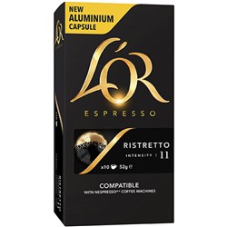 L'OR Espresso Coffee Capsules Ristretto Box Of 100 