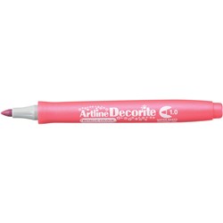 Artline Decorite Metallic Markers Bullet 1.0mm Pink Box Of 12