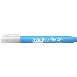 Artline Decorite Metallic Marker Chisel 3.0mm Blue Box Of 12