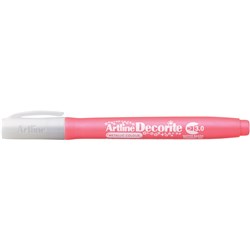 Artline Decorite Metallic Marker Chisel 3.0mm Pink Box Of 12