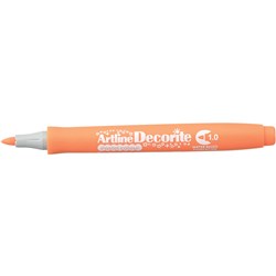 Artline Decorite Pastel Markers Bullet 1.0mm Orange Box Of 12