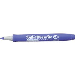 Artline Decorite Pastel Markers Bullet 1.0mm Purple Box Of 12