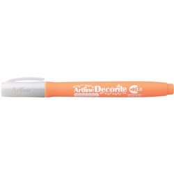 Artline Decorite Pastel Markers Chisel 3.0mm Orange Box Of 12