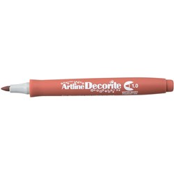 Artline Decorite Standard Markers Bullet 1.0mm Brown Box Of 12