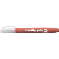 Artline Decorite Standard Markers Chisel 3.0mm Brown Box Of 12