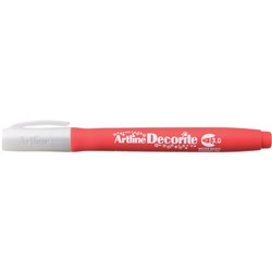 Artline Decorite Standard Markers Chisel 3.0mm Red Box Of 12