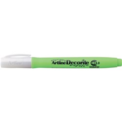 Artline Decorite Standard Markers Chisel 3.0mm Yellow Green Box Of 12