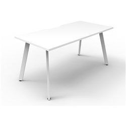 Rapidline Eternity Workstation Single Sided 1500W x 750D x 730mmH White/White