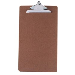 Masonite Clipboard with Bulldog Clip Foolscap