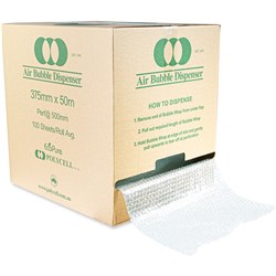 Polycell Degradable Bubble  Wrap Roll 375mm x 50m Green