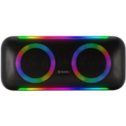 Moki Pro Street Party 2 x 10W Wireless LED Speaker With True Wireless Stereo