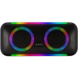 Moki Pro Block Party 2 x 20W Wireless LED Speaker With True Wireless Stereo