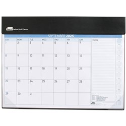 Sasco Deluxe Desk Planner 518 x 387mm Month To View White 