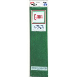 Alpen Gala Crepe Paper 240 x 50cm National Green Pack Of 12