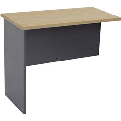 Rapidline Rapid Worker Desk Return 900W x 600D x 730mmH Oak And Ironstone