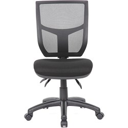 YS Design Halo Task Chair High Back Mesh Back Black