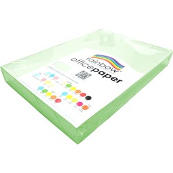 Rainbow Office Copy Paper A3 80gsm Mint Ream of 500 