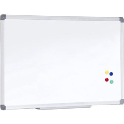 OPW Whiteboard 600 x 400mm Aluminium Frame 