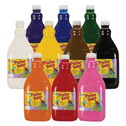 Dynamic Colours Poster Paint 2 Litres - Set of 10