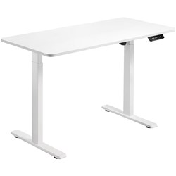 Ergovida Electric Sit-Stand Desk 1200W x 600D x 710-1190mmH White/White