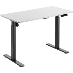 Ergovida Electric Sit-Stand Desk 1200W x 600D x 710-1190mmH Black/White