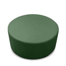 K2 Marbella Mawson Junior Round Ottoman Green PU Leather