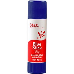 Stat Glue Stick Blue 36gm Large Each