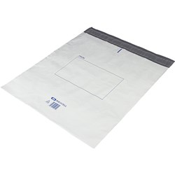 Protext Polycell Plastic Courier Bag 250mm x 325mm White Pack of 50