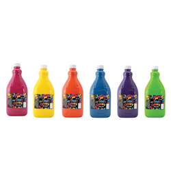 Dynamic Colours Candy Colour Poster Paint 6 Colours x 2 Litre