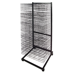 Art Drying Rack 45 Shelves Spring Loaded