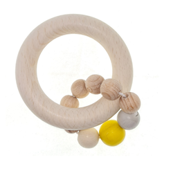 Wooden Circle Rattle