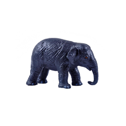 Green Rubber Toys Asian Elephant