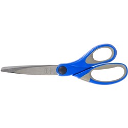 Marbig Comfort Grip Scissors 210mm Blue And Grey Handle 