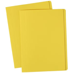 Avery Manilla Folders A4 Yellow Box 100