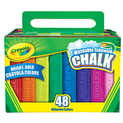 Crayola Jumbo Sidewalk Chalk 48 Pack