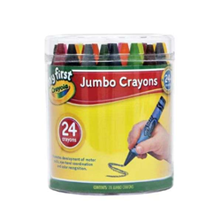 Crayola My First Jumbo Crayons In Storage Tub 24