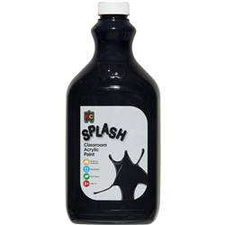 EC Classroom Splash Paint 2 Litres Liquorice Black