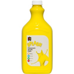 EC Classroom Splash Paint 2 Litres Sunshine Yellow