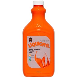 EC Liquicryl Paint 2 Litres Fluorescent Orange 