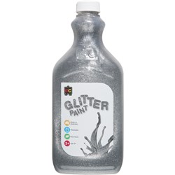 EC Glitter Paint 2 Litres Silver 