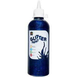 EC Glitter Paint 500ml Blue 