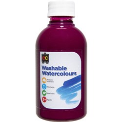 EC Washable Watercolour Paints 250ml Magenta 